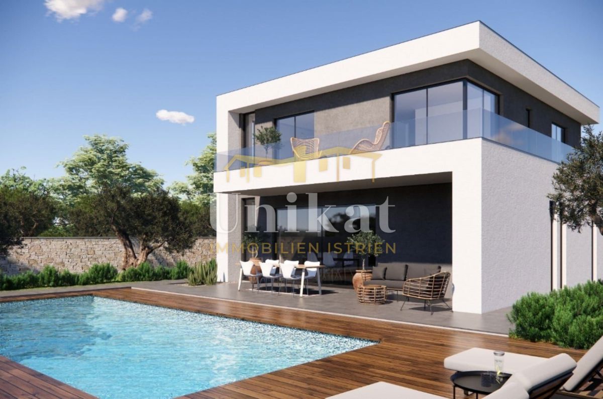 Casa con piscina a 5 km dal mare - nuova costruzione